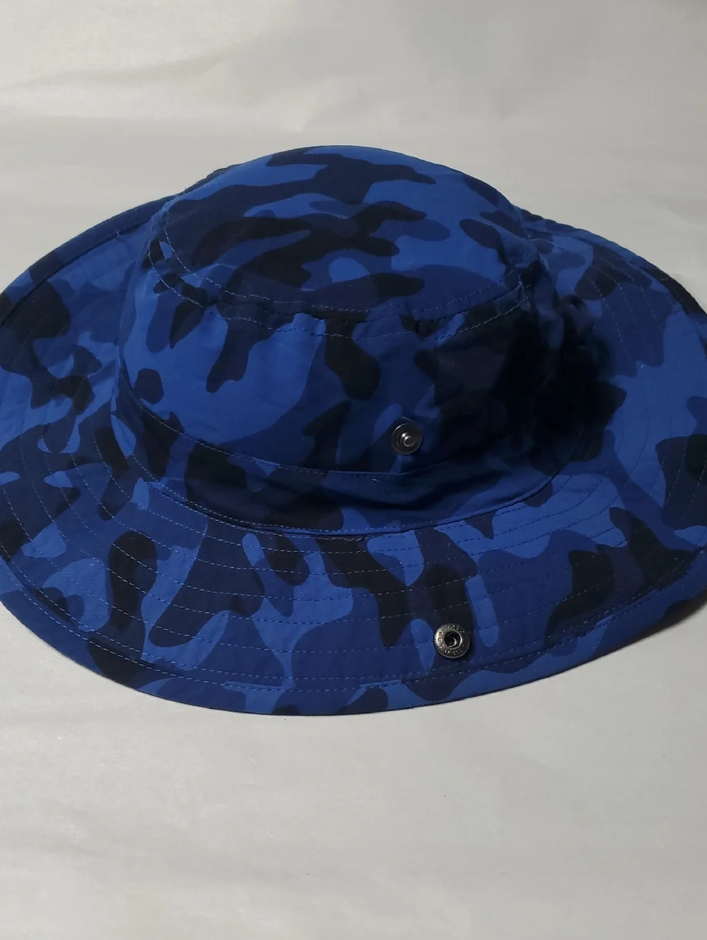 Hanna Andersson Kids Sun Hat Size Medium Blue Camo Outdoors Travel Vacation